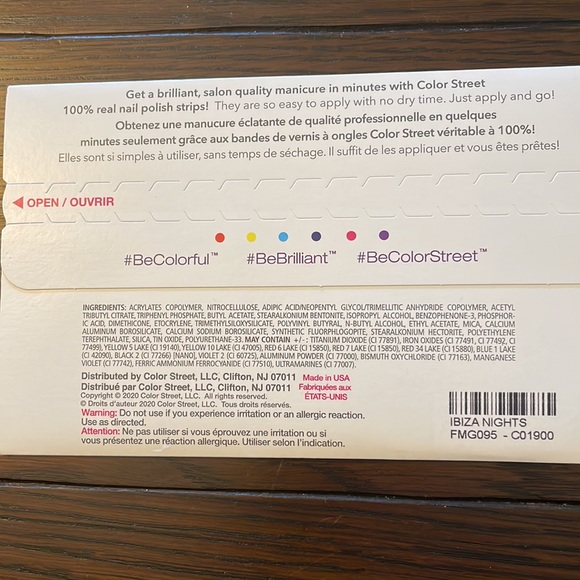 4/$40 RETIRED SET / Ibiza Nights / Fall 2017 / Color Street Nail Polish Strips - Picture 2 of 4